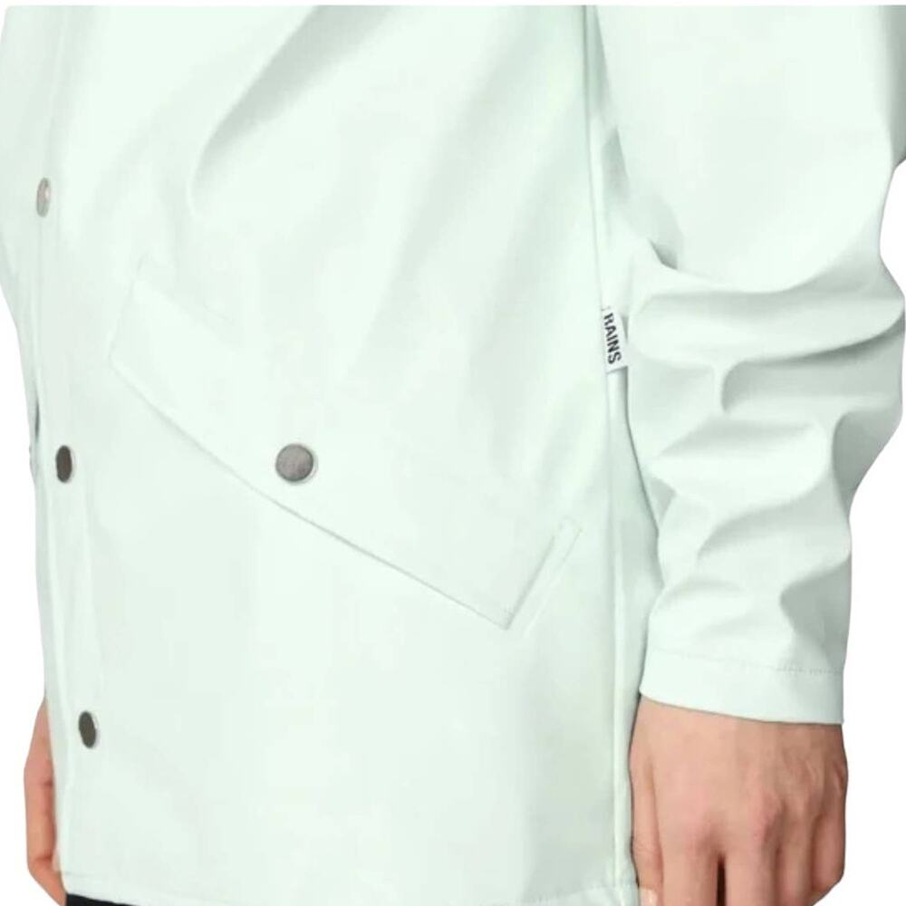 NWT! Rains Unisex Waterproof Jacket in Mineral - Size XL - Picture 7 of 11